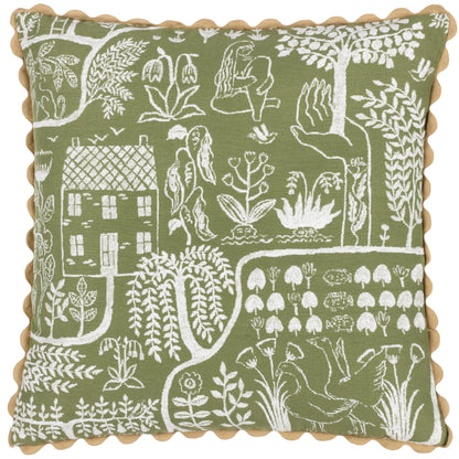 FRIDA 45X45 CUSHION CASE MOSS
