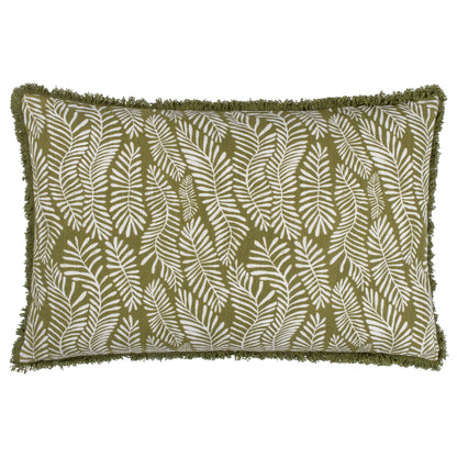FROND 40X60 CUSHION CASE OLIVE