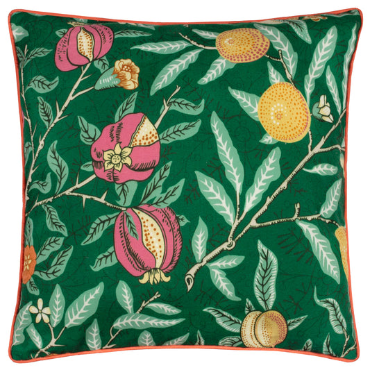FRUITS 45X45 OUTDOOR CUSHION CASE FOREST GREEN/LEMON