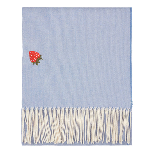 FRUITS 130X180 THROW BERRY SWEET BLUE