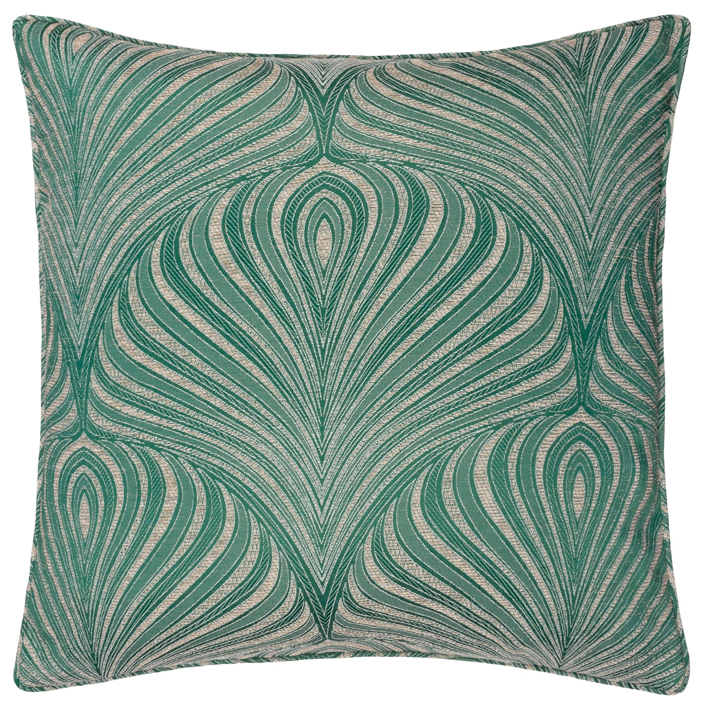 GATSBY 55X55 CUSHION CASE EMERALD