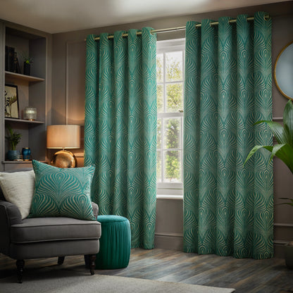 GATSBY 55X55 CUSHION CASE EMERALD
