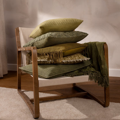 GEORGI 50X50 CUSHION CASE OLIVE