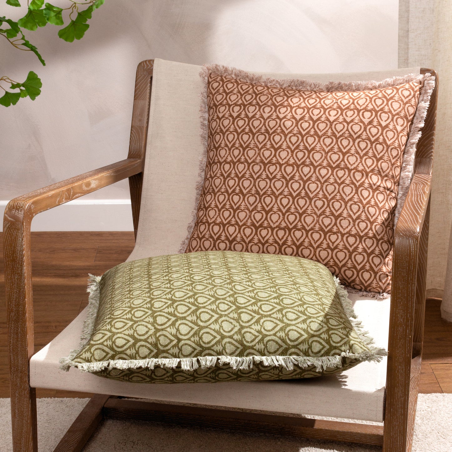 GEORGI 50X50 CUSHION CASE OLIVE