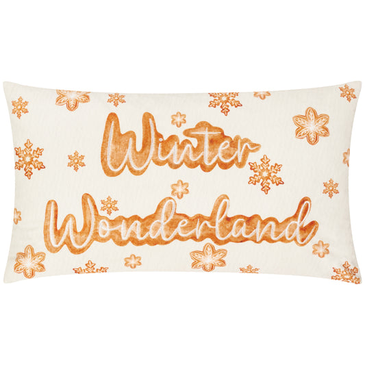 GRETEL WINTER WOODLAND 30X50 CUSHION CASE CLOUD DUST/GINGER