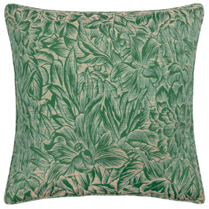 GRANTLEY 50X50 CUSHION CASE EMERALD