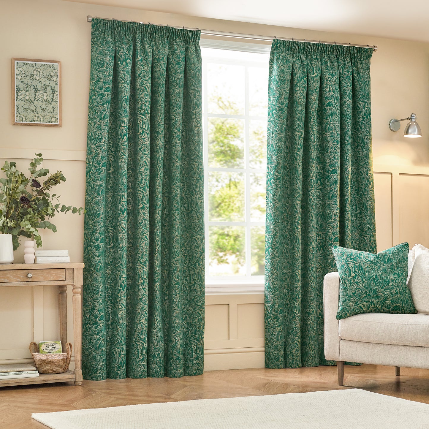 GRANTLEY 50X50 CUSHION CASE EMERALD