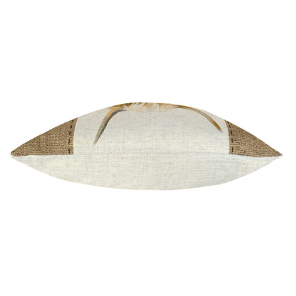 HESSIAN COW 30X50 C/C WHITE