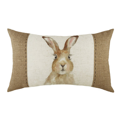 HESSIAN HARE 30X50 C/C WHITE