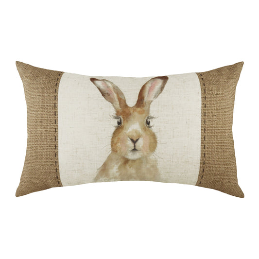 HESSIAN HARE 30X50 C/C WHITE