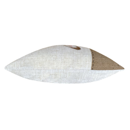 HESSIAN HARE 43X43 C/C WHITE