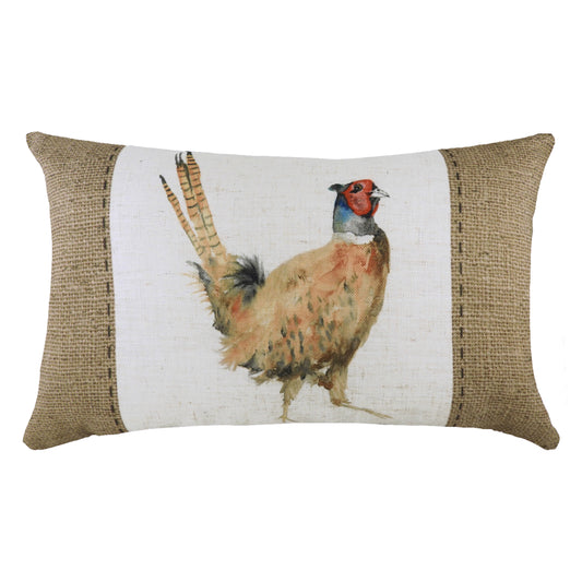 HESSIAN PHEASANT 30X50 C/C WHITE