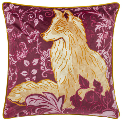 PIPED HAREWOOD 50X50 CUSHION CASE FOX