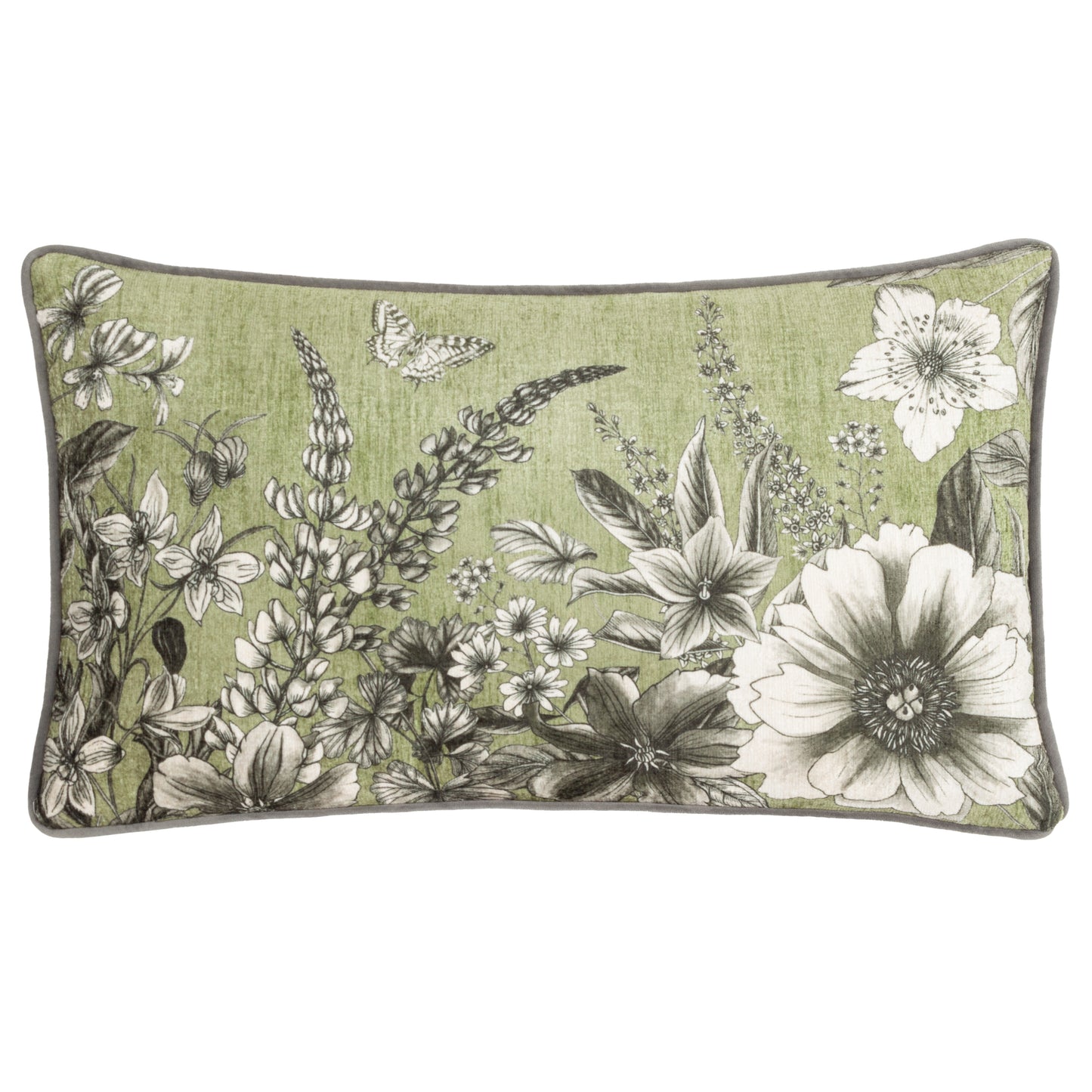 HARLINGTON GARDENIA 30X50 CUSHION CASE MOSS