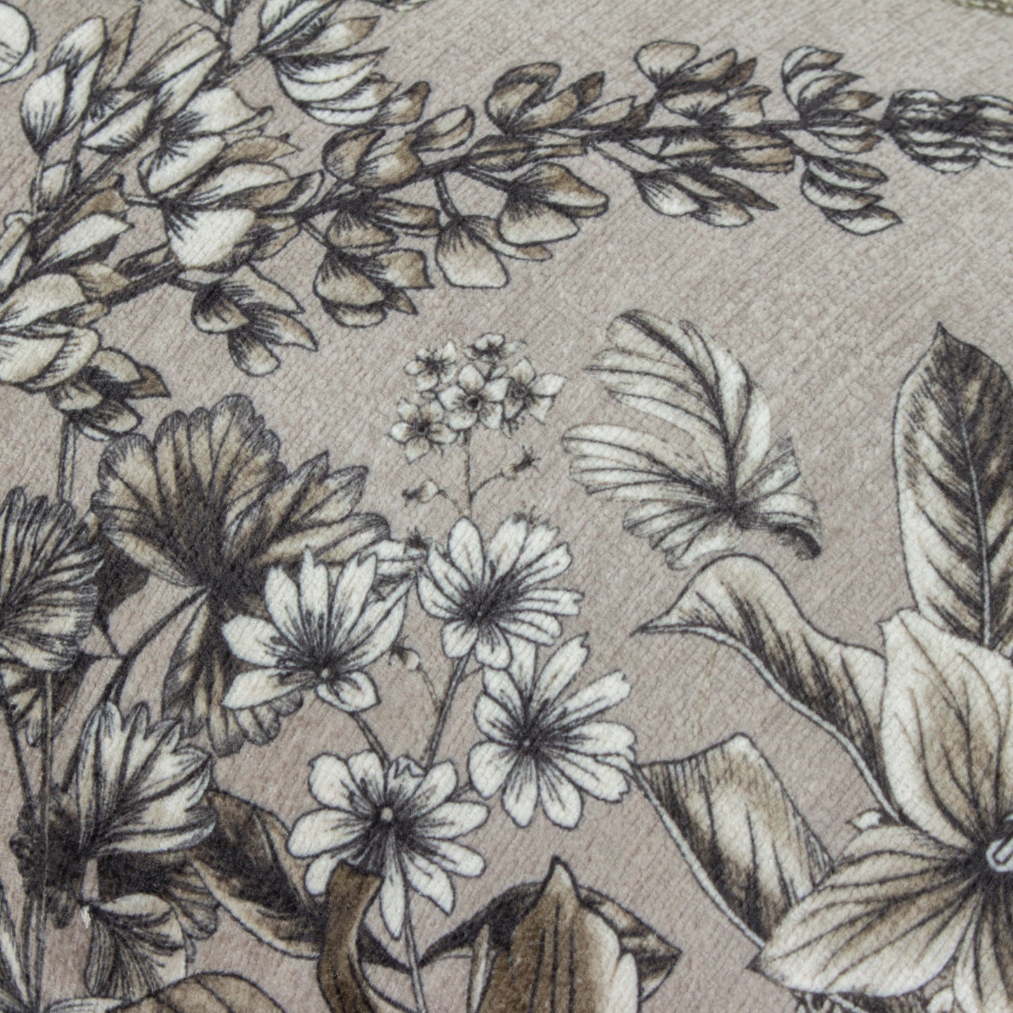 HARLINGTON GARDENIA 30X50 CUSHION CASE SEPIA