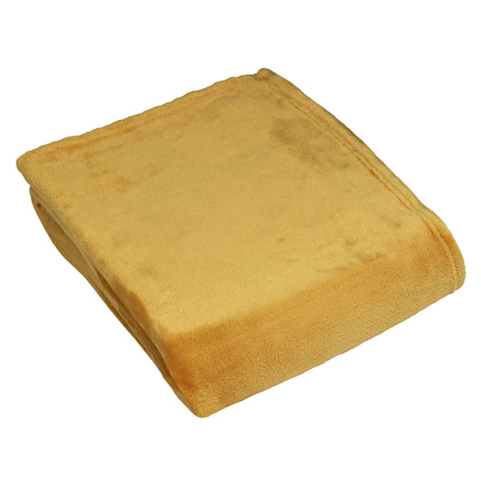 HARLOW 140X180 THROW OCHRE