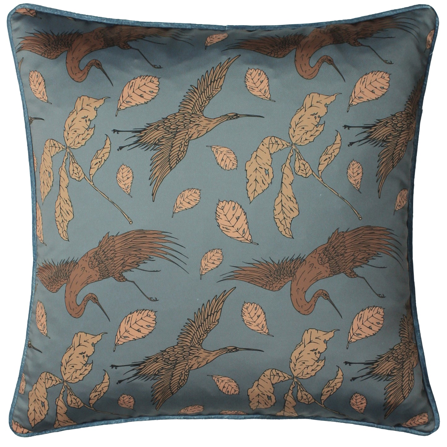 HARPER 45X45 CUSHION COVER SLATE BLUE