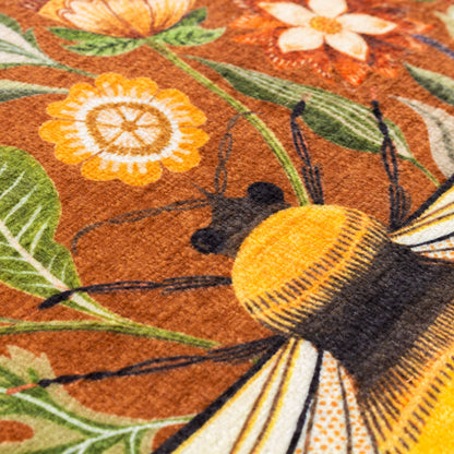 HAWTHORN BEE 43X43 CUSHION CASE GINGER