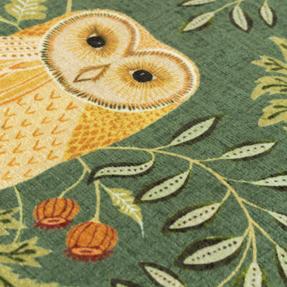 HAWTHORN OWLS 43X43 CUSHION CASE BOTTLE