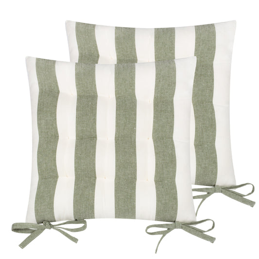 HAYLE 2 PACK 40X40 SEAT PADS MOSS