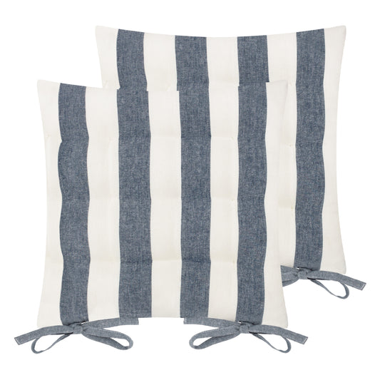 HAYLE 2 PACK 40X40 SEAT PADS NAVY