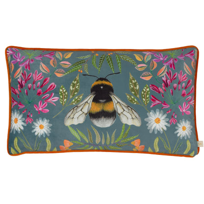 HOUSE OF BLOOM ZINNIA BEE 30X50 CUSHION CASE MULTI
