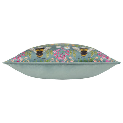 HOUSE OF BLOOM ZINNIA BEE REPEAT 43X43 CUSHION CASE MULTI