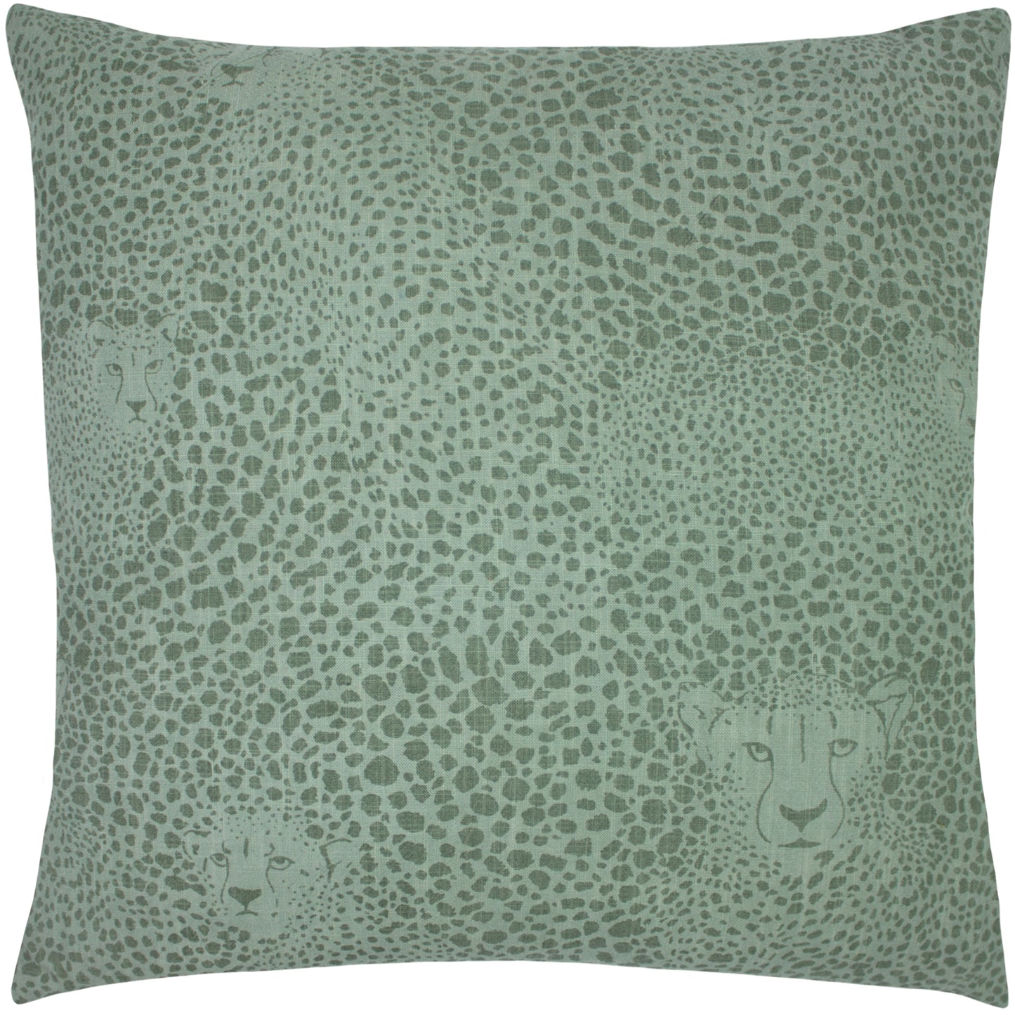 HIDDEN CHEETAH 50X50 C/CASE SAGE