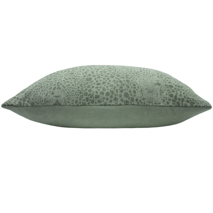 HIDDEN CHEETAH 50X50 C/CASE SAGE