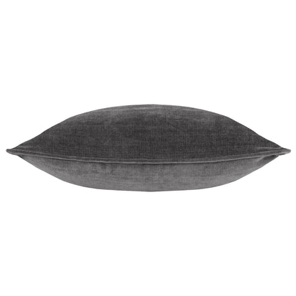 HEAVY CHENILLE 50X50 CUSHION CASE CHARCOAL