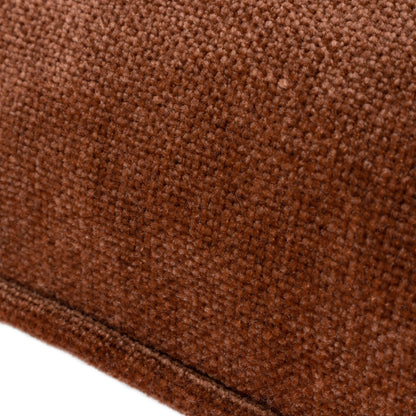 HEAVY CHENILLE 50X50 CUSHION CASE NUTMEG