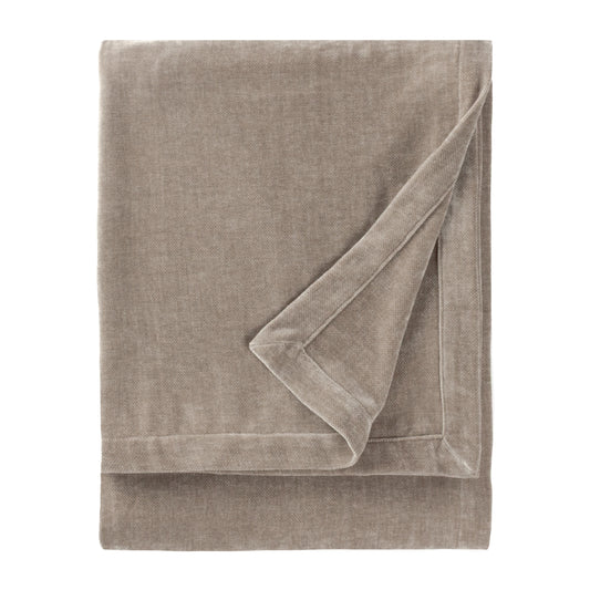 HEAVY CHENILLE 130X180 THROW GREIGE