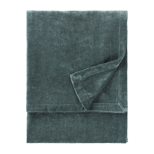 HEAVY CHENILLE 130X180 THROW MARINE