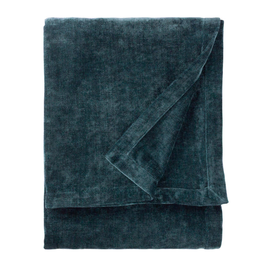 HEAVY CHENILLE 150X200 THROW NAVY