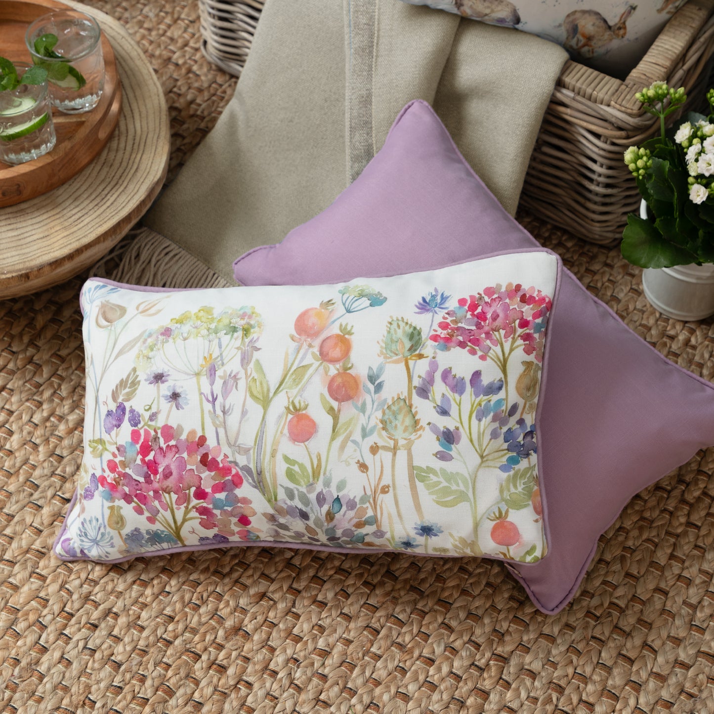 HEDGEROW 30X50 OUTDOOR CUSHION CASE MULTI