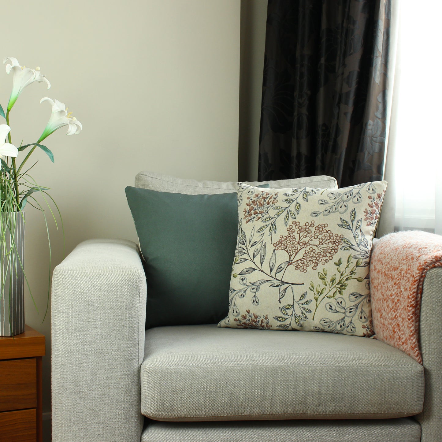 HEDGEROW 45X45 CUSHION COVER MULTI