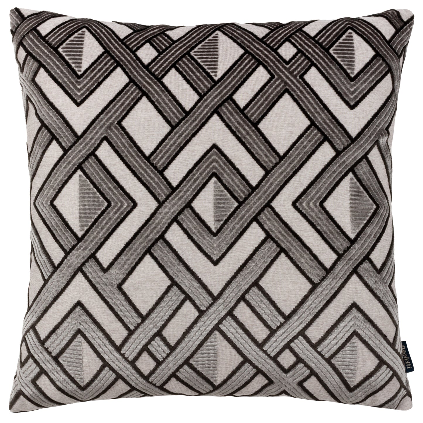 HENLEY 50X50 CUSHION CASE GREY/BLACK