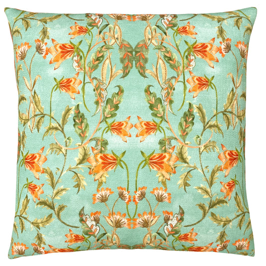 HERITAGE BELL FLOWERS 43X43  CUSHION CASE LARCHMERE