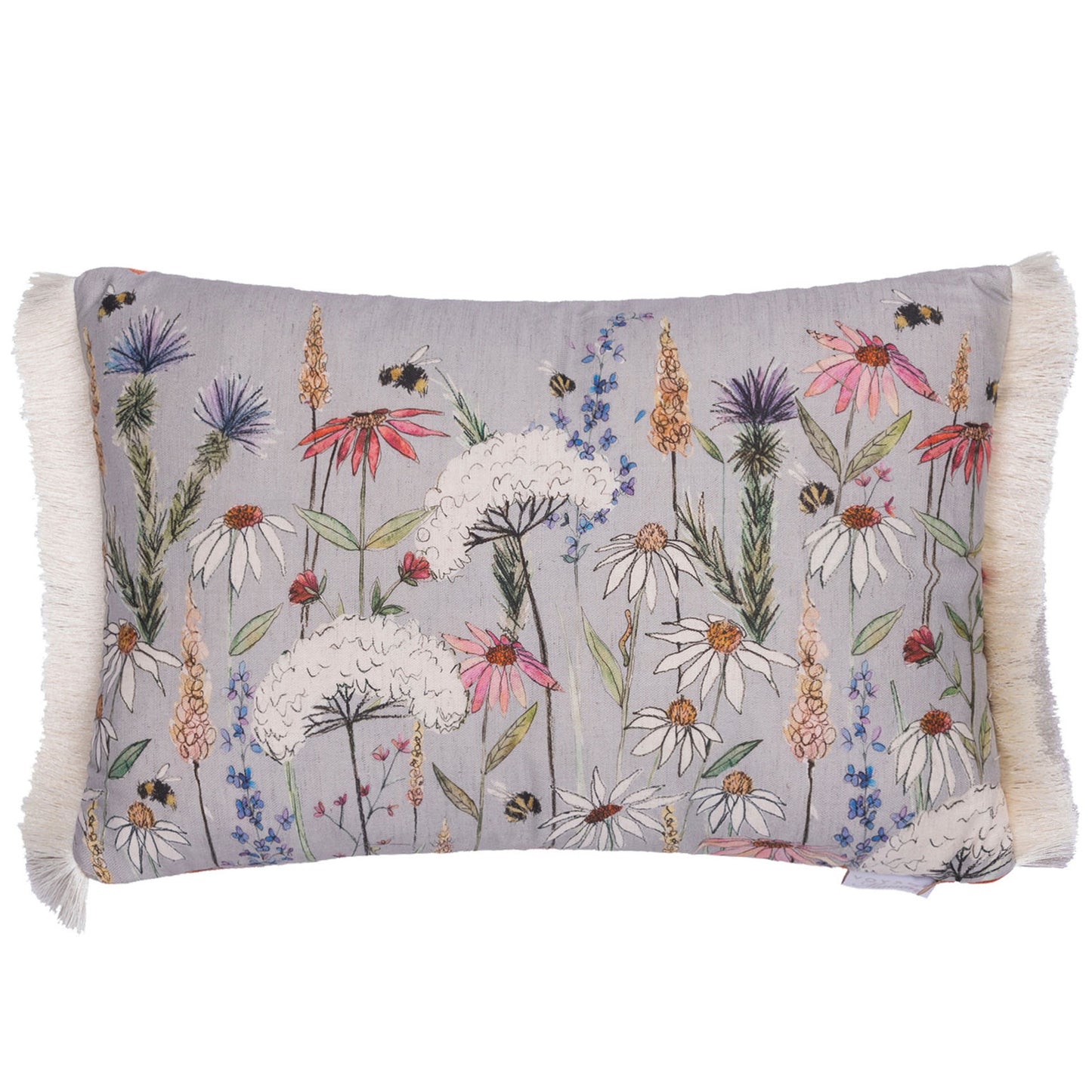 HERMIONE 40x60 CUSHION CASE SILVER