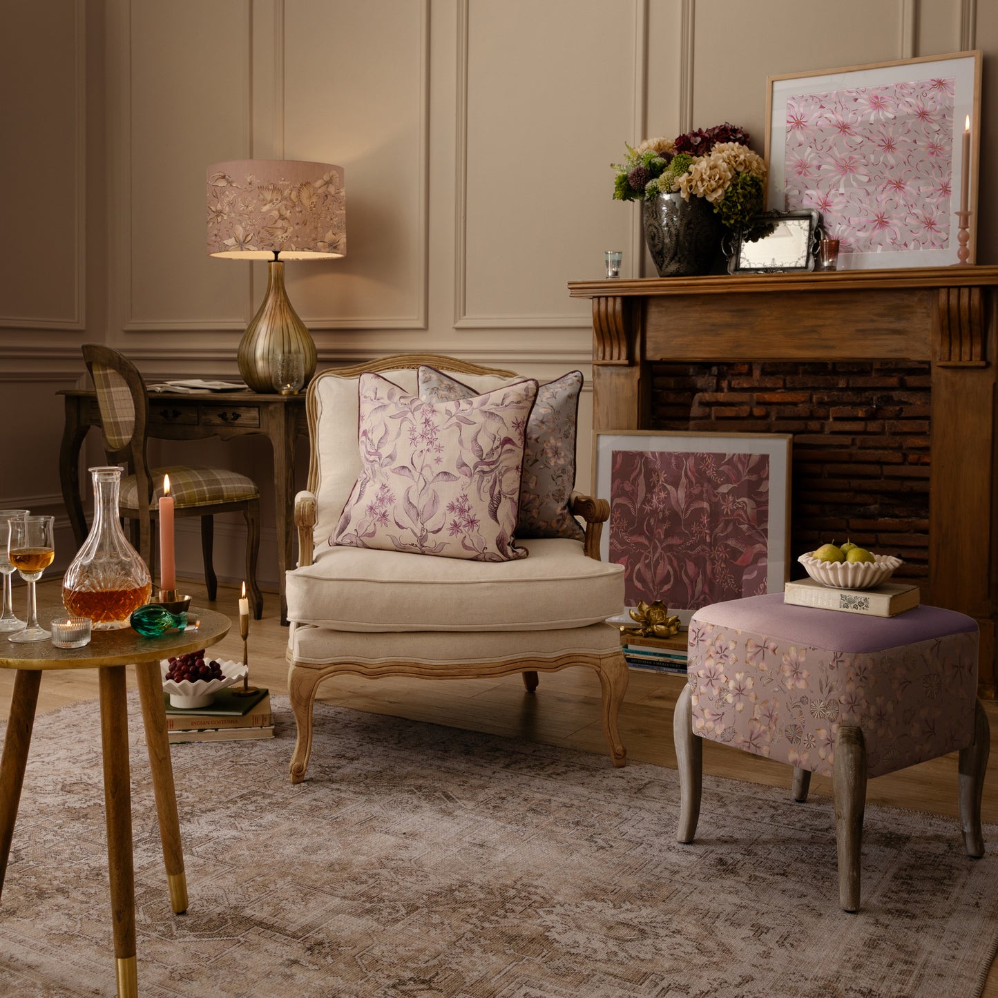 HETTIE 50X50 CUSHION CASE HYACINTH