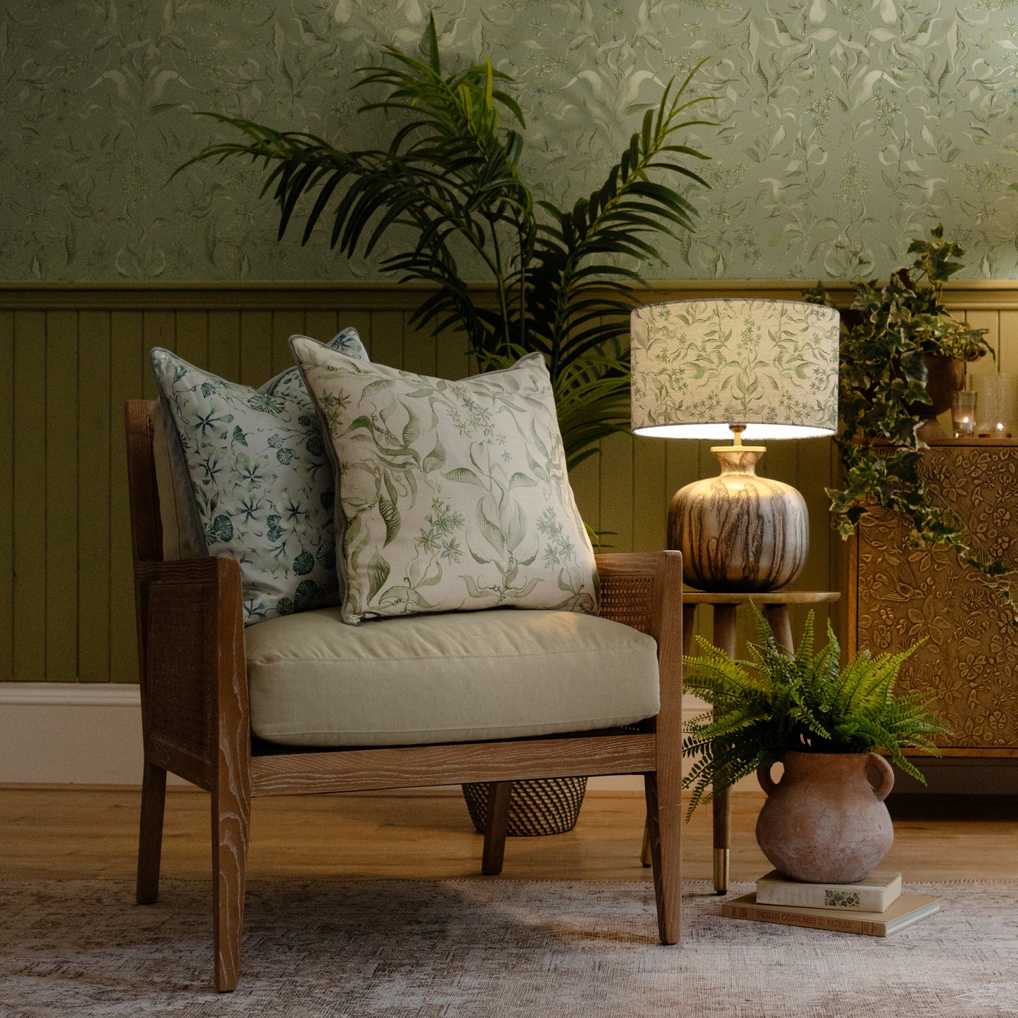 HETTIE 50X50 CUSHION CASE VINE