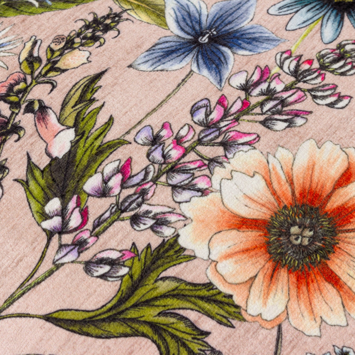 HIDCOTE MANOR ALMA 40X60 CUSHION CASE BLUSH