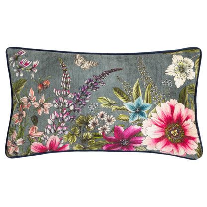 HIDCOTE MANOR EVELYN 30X50 CUSHION CASE PETROL