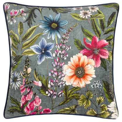 HIDCOTE MANOR ALMA 50X50 CUSHION CASE PETROL