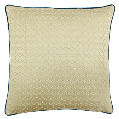 HIGHBURY CUSHION CASE 50X50 EMER/GOLD