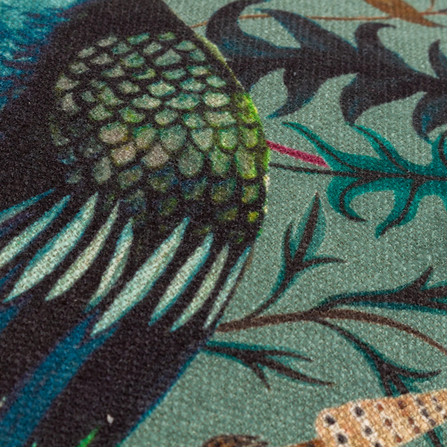 HOLLAND PARK 43X43 CUSHION CASE PEACOCK TEAL