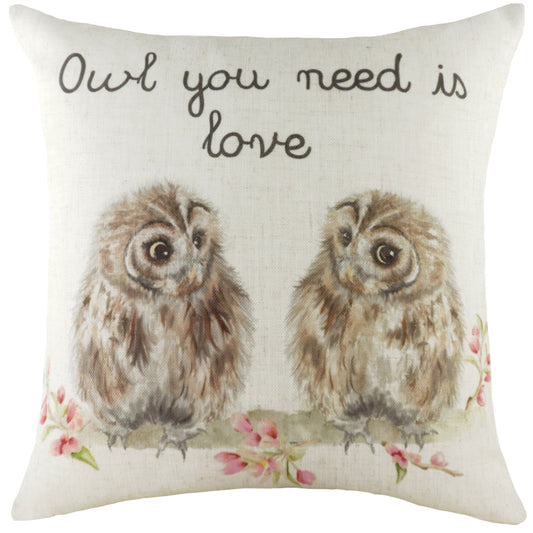 HEDGEROW OWLS 43X43 C/CASE MULTI