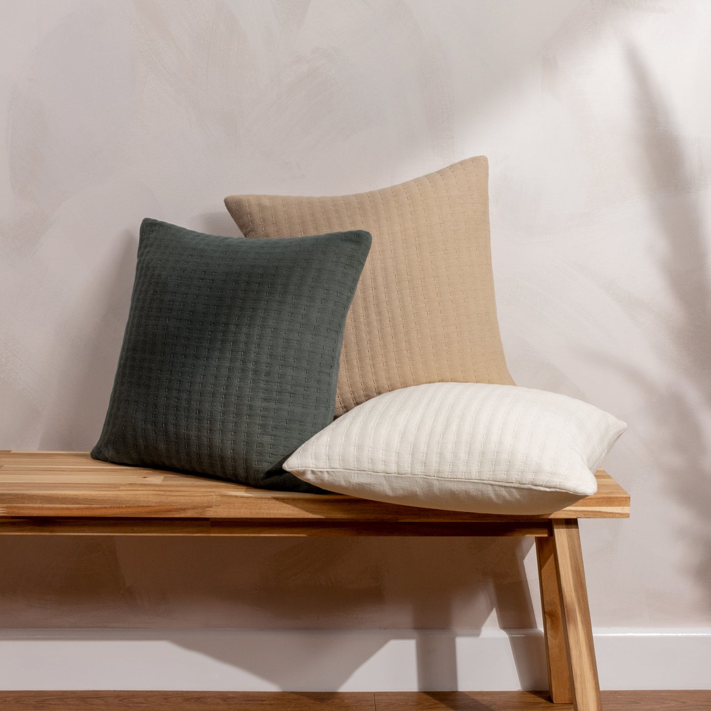 HUSH 45X45 CUSHION CASE TAUPE