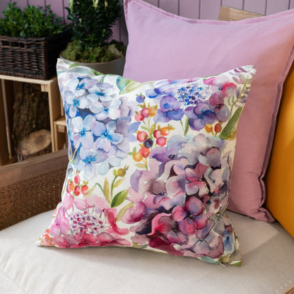 HYDRANGEA 43X43 OUTDOOR CUSHION CASE MULTI