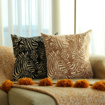 HIDDEN ZEBRA 50X50 C/CASE CARAMEL